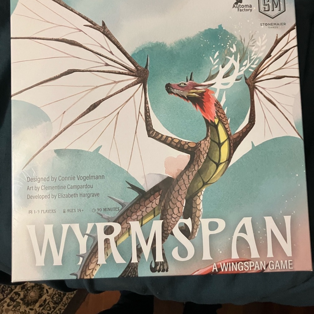 Wyrmspan Board Game Box - Dragon Art